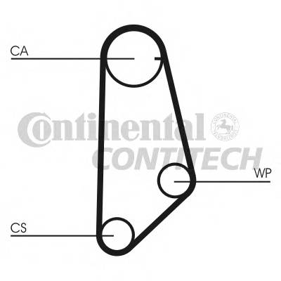 CONTITECH CT635 Ремінь ГРМ