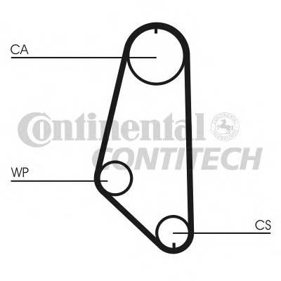 CONTITECH CT720 Ремень ГРМ