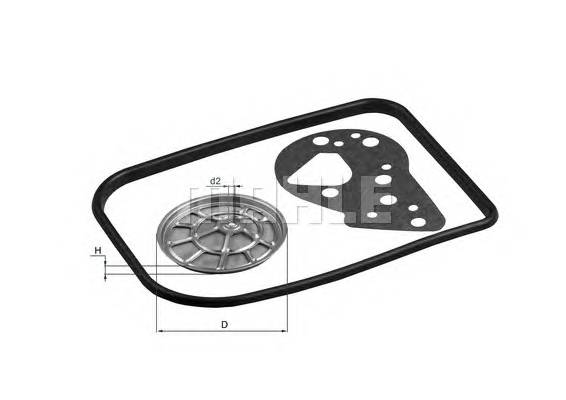 KNECHT HX 82D Гидрофильтр, автоматическая коробка