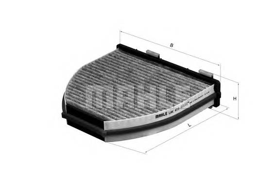 KNECHT LAK 413 Фільтр, повітря у