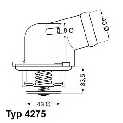 WAHLER 4275.87D Термостат, охолоджуюча рідина