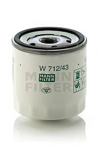 MANN-FILTER W 712/43 Масляный фильтр