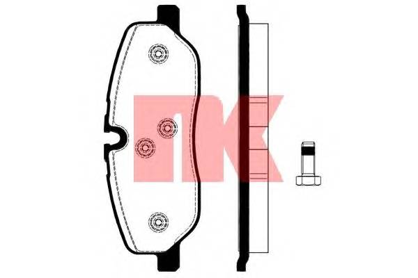 NK 224030 Комплект тормозных колодок,