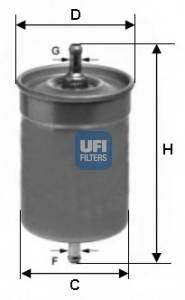 UFI 31.500.00 Топливный фильтр