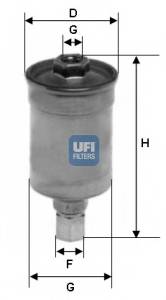 UFI 31.511.00 Паливний фільтр