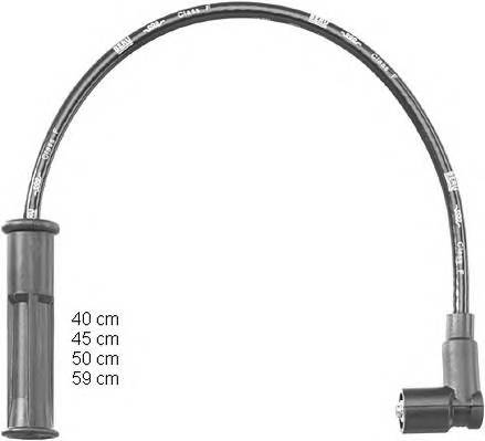 BERU ZEF1186 Комплект проводов зажигания