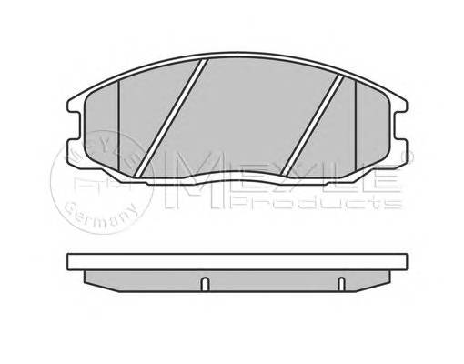 MEYLE 025 235 6916/W Комплект тормозных колодок,