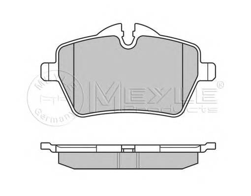 MEYLE 025 239 8418 Комплект тормозных колодок,