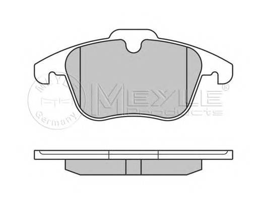 MEYLE 025 241 2319/PD Комплект гальмівних колодок,