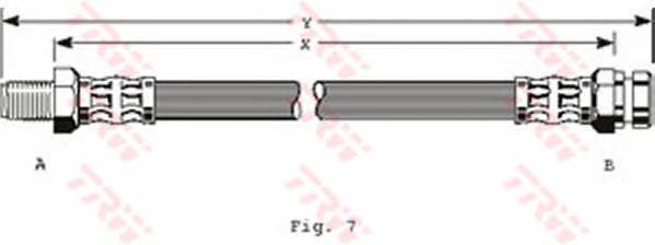 TRW PHB136 Гальмівний шланг