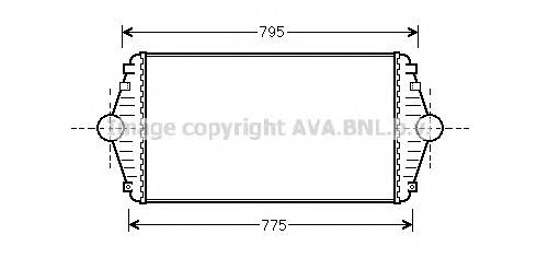 AVA QUALITY COOLING CN4086 Інтеркулер