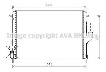 AVA QUALITY COOLING RTA2478 Радиатор, охлаждение двигателя