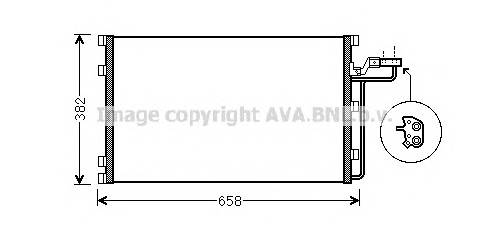 AVA QUALITY COOLING VO5139 Конденсатор, кондиционер