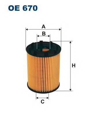 FILTRON OE670 Масляный фильтр