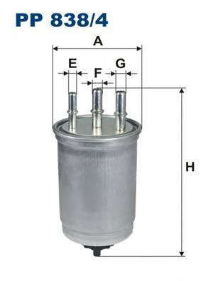 FILTRON PP838/4 Паливний фільтр