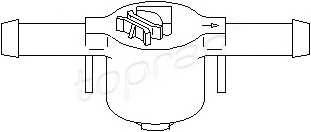 TOPRAN 109 069 Клапан, топливный фильтр