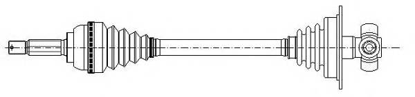 CIFAM 655-637 Приводной вал