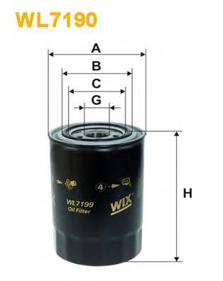 WIX FILTERS WL7199 Масляный фильтр