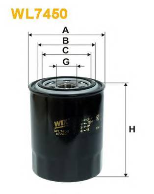 WIX FILTERS WL7450 Масляный фильтр