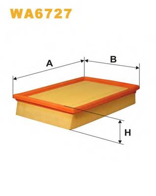 WIX FILTERS WA6727 Воздушный фильтр