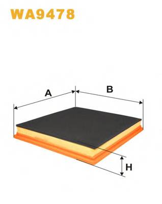 WIX FILTERS WA9478 Воздушный фильтр