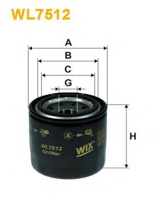 WIX FILTERS WL7512 Масляный фильтр