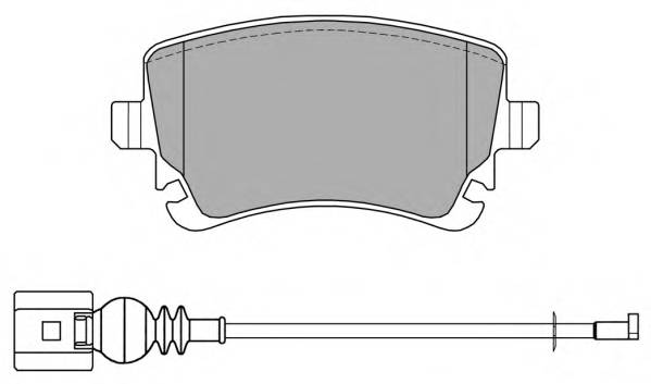 FREMAX FBP-1368-01 Комплект гальмівних колодок,