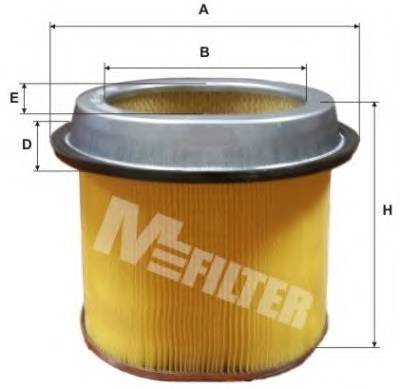 MFILTER A254 Фільтр повітряний HYUNDAI