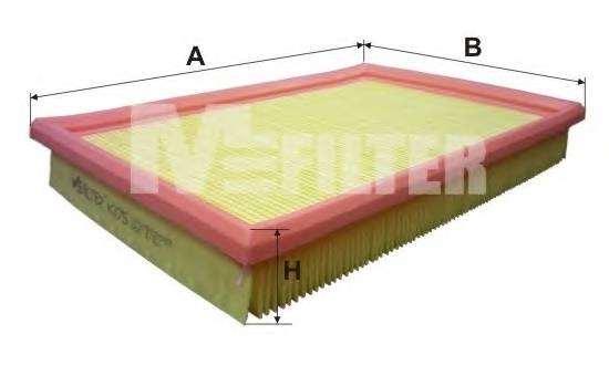 MFILTER K375 Фiльтр салону