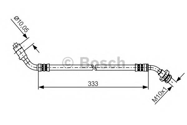 BOSCH 1 987 481 229 Гальмівний шланг