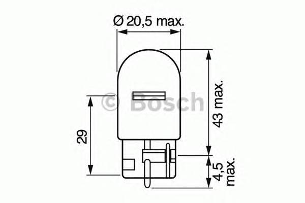 BOSCH 1 987 302 251 Лампа розжарювання, ліхтар