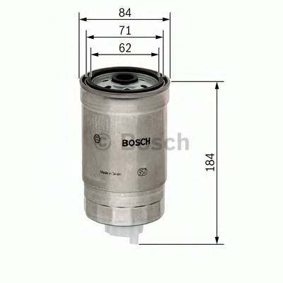 BOSCH 1 457 434 187 Топливный фильтр