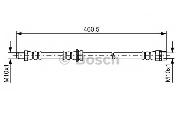 BOSCH 1 987 481 598 Тормозной шланг