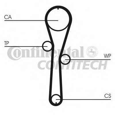 CONTITECH CT1045WP1 Водяной насос +