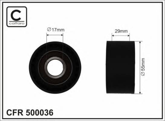 CAFFARO 500036 ROLKA NAPINACZA