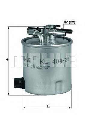 KNECHT KL 404/25 Топливный фильтр