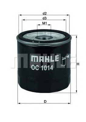 KNECHT OC 1014 Масляный фильтр