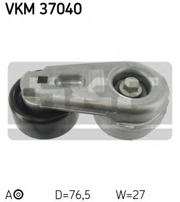 SKF VKM 37040 Натяжний ролик, полікліновий