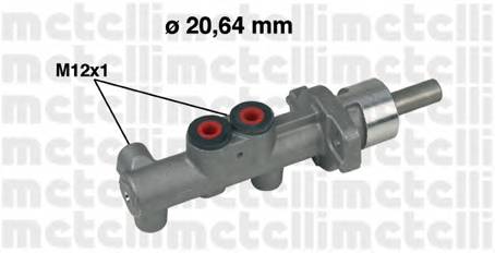 METELLI 05-0400 Главный тормозной цилиндр