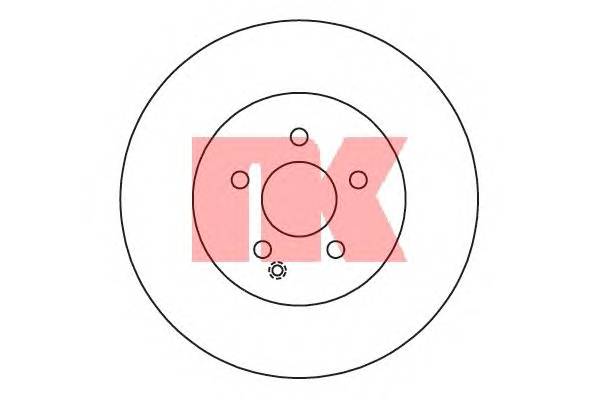 NK 2033102 Гальмівний диск