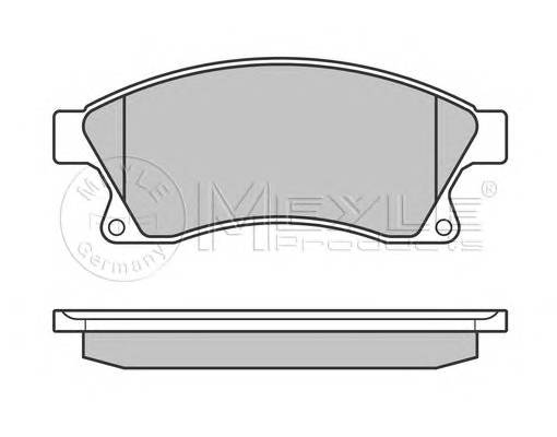 MEYLE 025 250 3118/W Комплект тормозных колодок,