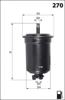 MECAFILTER ELE6115 Топливный фильтр