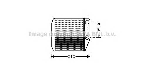 AVA QUALITY COOLING FT6313 Теплообменник, отопление салона