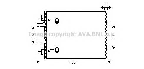 AVA QUALITY COOLING OL5480 Конденсатор, кондиционер