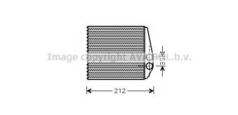 AVA QUALITY COOLING OLA6354 Теплообменник, отопление салона