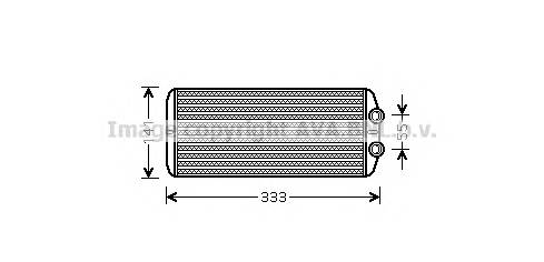 AVA QUALITY COOLING PEA6312 Теплообменник, отопление салона