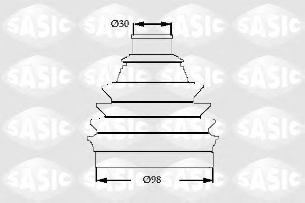 SASIC 2933063 Комплект пылника, приводной