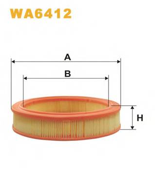 WIX FILTERS WA6412 Воздушный фильтр