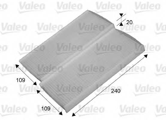 VALEO 715649 Фільтр, повітря у