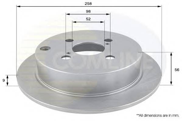 COMLINE ADC01115 Тормозной диск